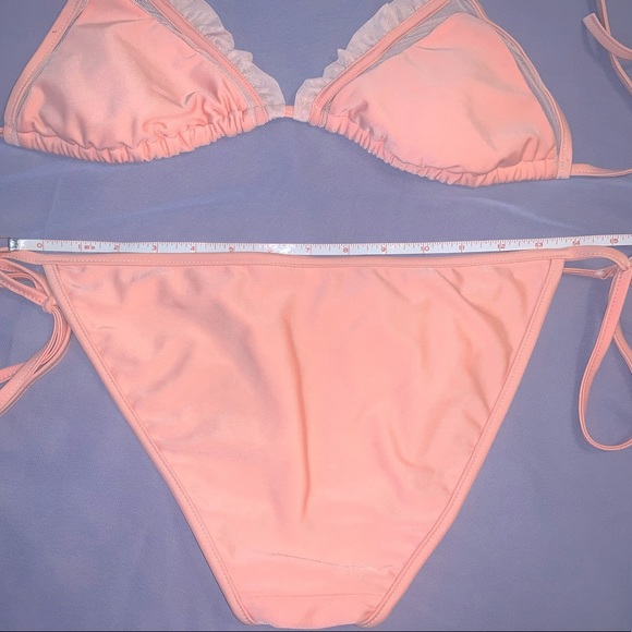 NWOT Lacey Triangle Bikini Set - Picture 4 of 7
